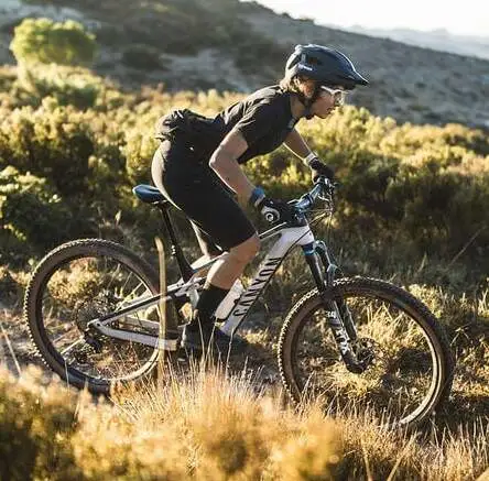 Picture of a Mountainbike on a Trail