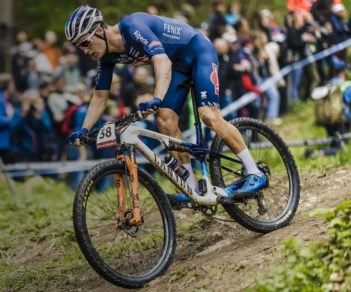 Picture of a Mountainbike on a Trail